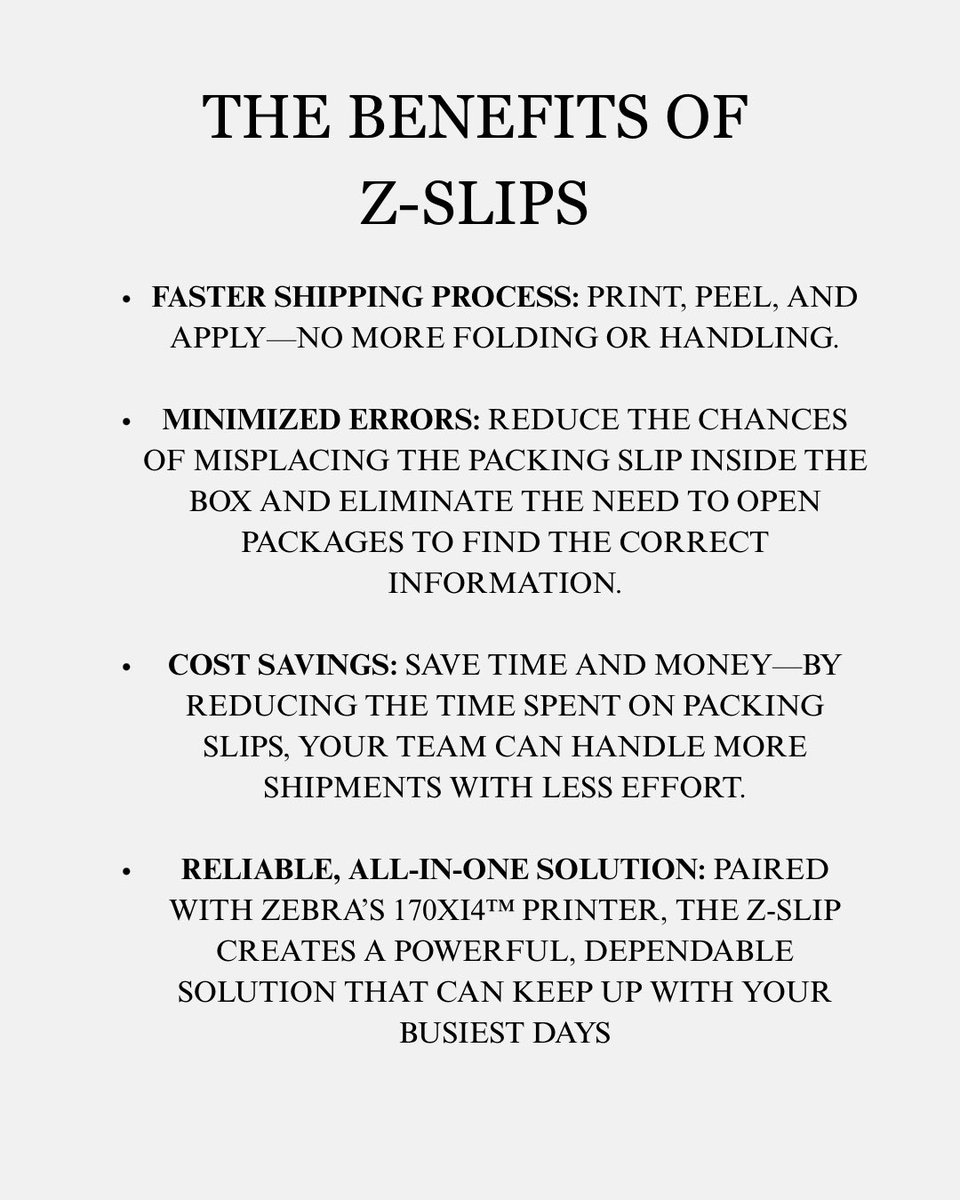 DanaJRitchie's tweet photo. Need Packing Slip Solutions? Read below! 

Full Blog Post: https://t.co/aUVOVP7Pyz

#ondemandlabels #printingsolutions #manufacturing #zebralabels https://t.co/KABlKpSmMD