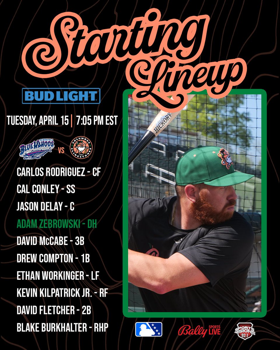OPENING DAY STARTING LINEUP!