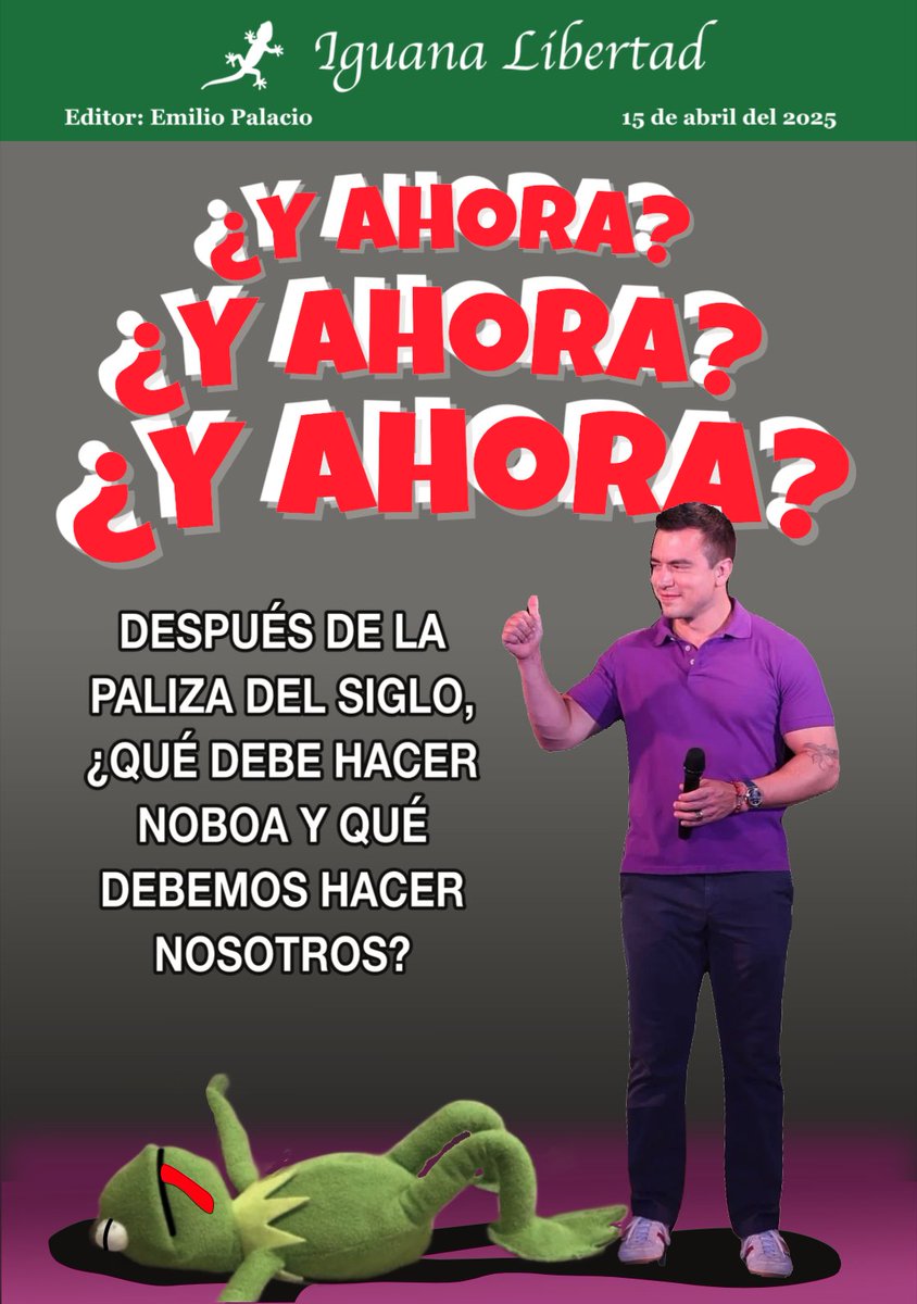 PalacioEmilio's tweet image. "Lo que sí está fuera de discusión es que el correísmo en un cadáver político al que no lo hemos podido enterrar porque los agoreros lo sacan una y otra
vez de su tumba, “demostrando” que el muerto no está muerto."
Para recibir la revista pídela al Whatsapp 1 786 972 4612