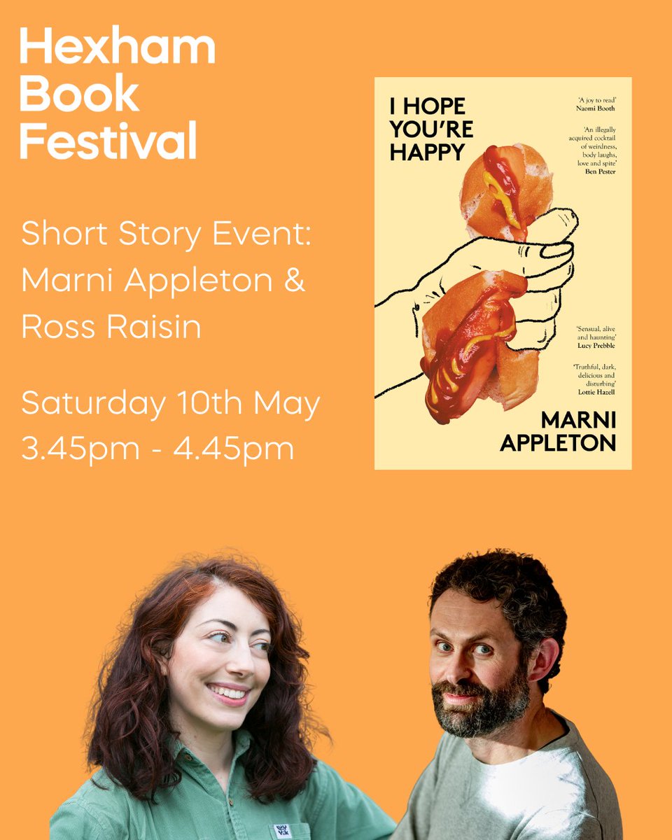 The Indigo Press (@pressindigothe) on Twitter photo Tomorrow afternoon join Marni Appleton & Ross Raisin at Hexham Book Festival 2025!
From 3:45pm they'll be at Hexham library talking about why short stories are such a unique and effective form of storytelling.
hexhambookfestival.co.uk/event/shortsto… <a href="/marniapp/">Marni Appleton</a> Tomorrow afternoon join Marni Appleton & Ross Raisin at Hexham Book Festival 2025!
From 3:45pm they'll be at Hexham library talking about why short stories are such a unique and effective form of storytelling.
hexhambookfestival.co.uk/event/shortsto… <a href="/marniapp/">Marni Appleton</a>