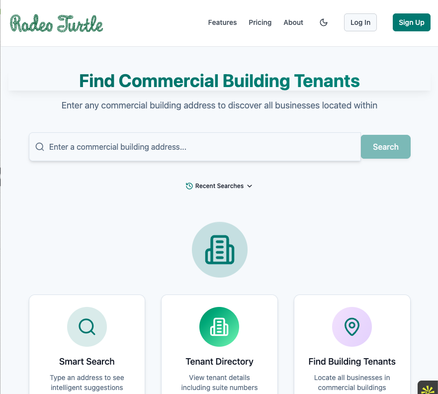 LoganDalgleish's tweet photo. Costar’s tenant data sucks imo, so I built my own tool. It shows you every tenant in any commercial building - no guessing. CRE brokers, is this something you would use? https://t.co/8inDph8WW0