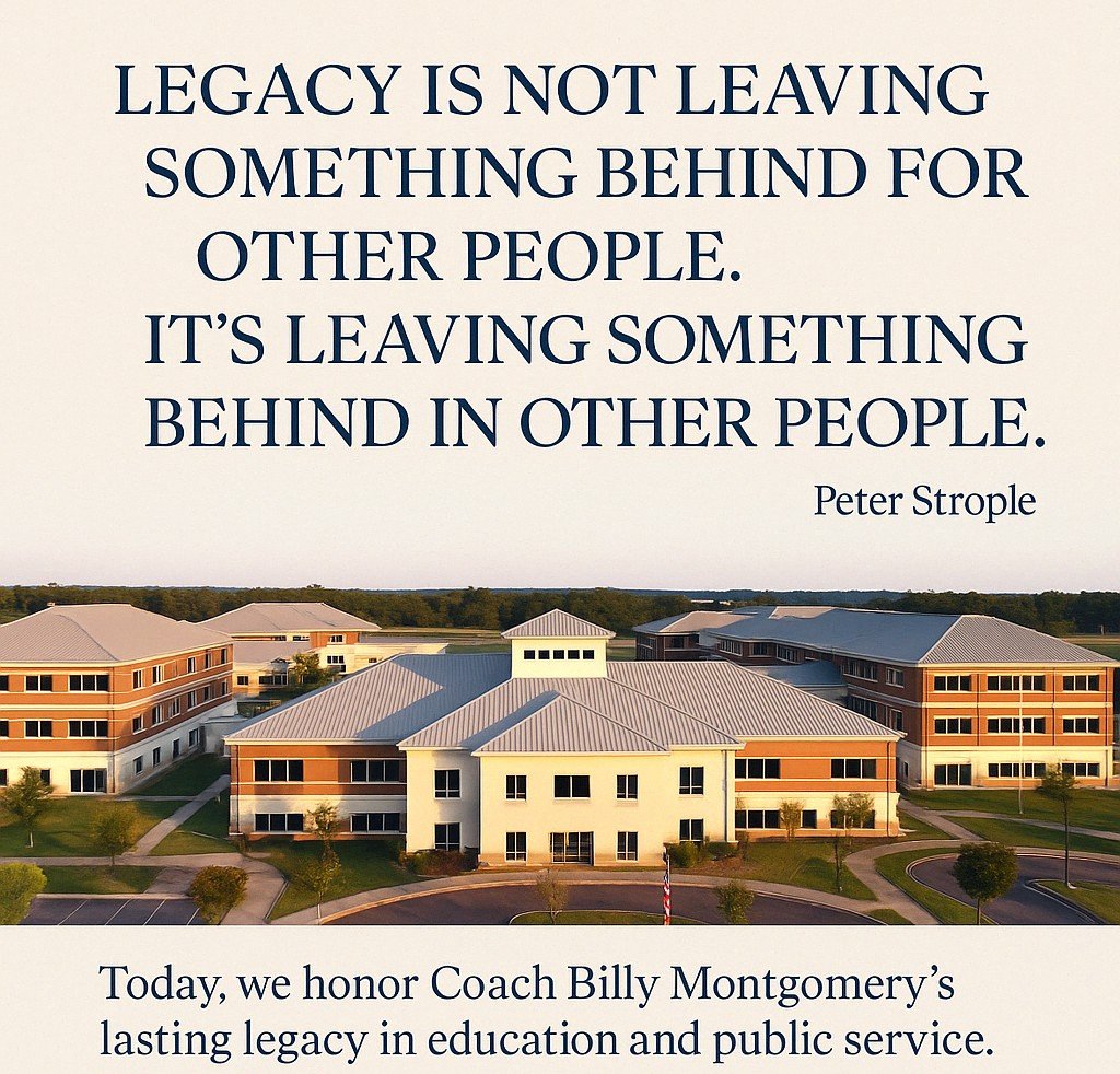 Today, I join my BPCC and my Louisiana colleagues in mourning the loss of Coach Billy Montgomery. He will be missed.