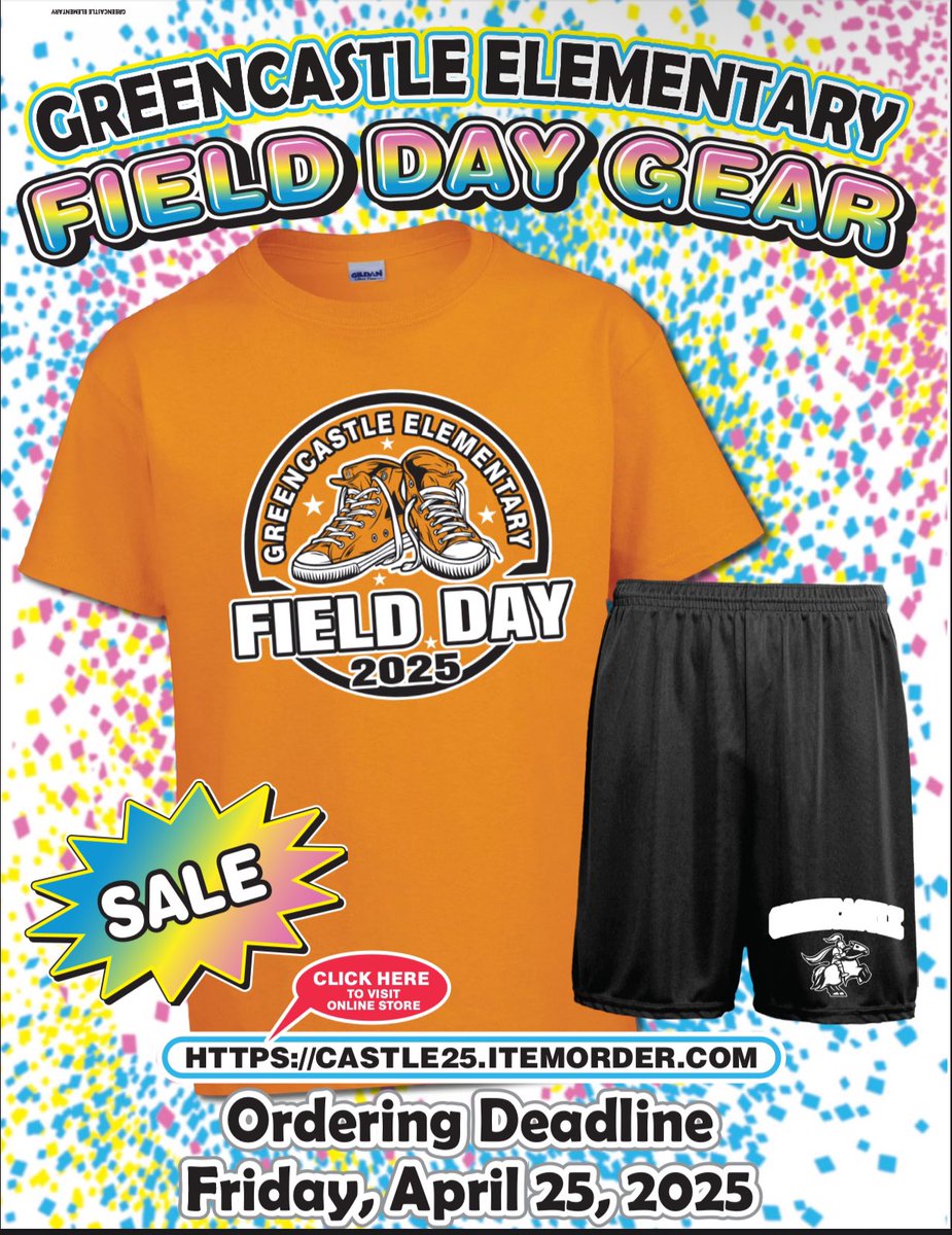 GreencastlePTA's tweet photo. Final chance! Yearbooks + Field Day = Memories made. Don’t miss out! #GESPTA #CountdownIsOn https://t.co/SQlNBk82zG https://t.co/Z5BatL5YZr @GreencastleES https://t.co/MPzPkjGHLV