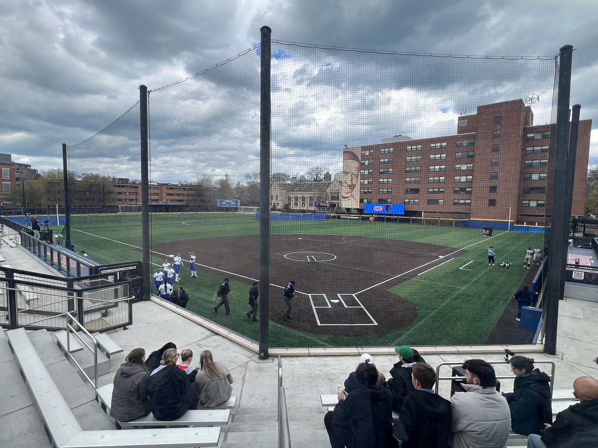 voiceofcohen2's tweet photo. Tuesday afternoon softball with @gennarosetv! 

Tune in starting at 4 PM on @WatchMarquee as @DePaulSB takes on @UIC_Softball from Cacciatore Stadium. https://t.co/D8dANDNoXf