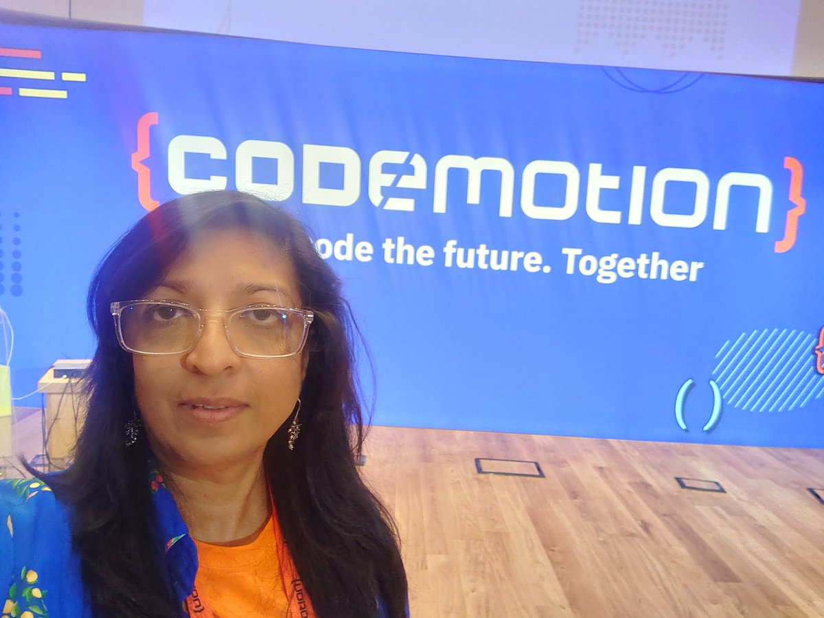barkhah's tweet image. At Code motion in Rome. #codemotion