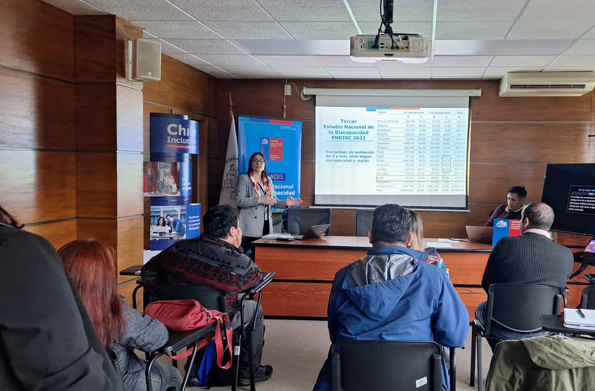Con jornada de formación para municipios de la región, promovimos los derechos y la inclusión de las personas con discapacidad en Aysén. Avanzar en la construcción de territorios con igualdad de oportunidades para ellas y sus familias, requiere del compromiso de todas y todos.