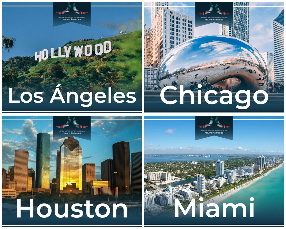 #ULTIMAHORA
🚨 EL AEROPUERTO MÁS HERMOSO MUNDO TENDRÁ 7 rutas nuevas a Estados Unidos

El #AIFA ahora tendrá vuelos a Los Angeles, Miami, Chicago, Houston, Dallas, Denver y Orlando.

NO le vayan a dar RT que le va a dar CHORRILLO a la fachiza que decía que aviones no podrían