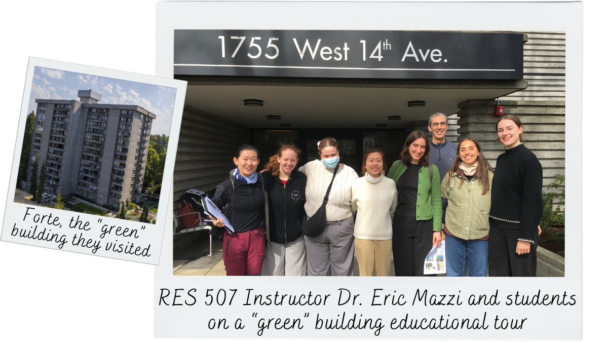 RES students visited a “green” building on a fieldtrip!
Forte is one of 4 buildings which is part of a “deep energy retrofit” pilot project by FortisBC, with the main objective being to reduce GHG emissions by at least 50% from baseline.