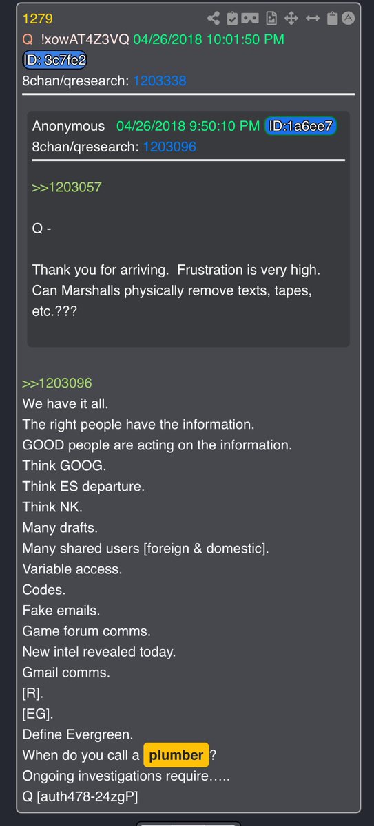 truestormyjoe's tweet image. Q 1279 4/28/18
When do you call a plumber?
4/9/25 DJT signs Water Pressure EO
4/9/25 DJT says “Drip Drip Drip”
4/15/25 Dan Caldwell named as Leaker in the Signal Messages