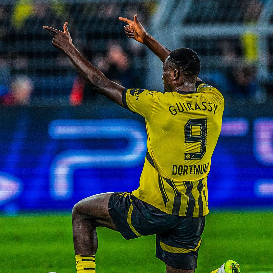eurofootcom's tweet image. 🇬🇳⚡️ Serhou Guirassy (29) for Borussia Dortmund this season… 

• 40 appearances 
• 28 goals 
• 9 assists 

They signed him from Stuttgart for around €17.5m. Having fantastic season. 👏