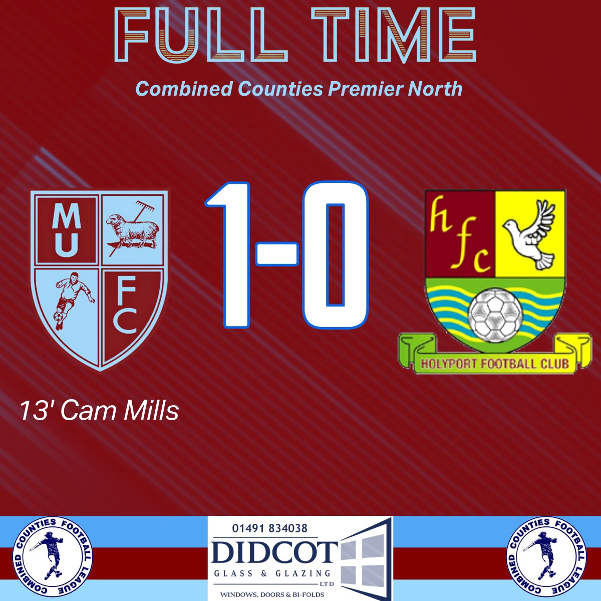 MiltonUnited's tweet photo. Full Time.

What a shift! What a way to end the season.
The boys dug deep in the 2nd half and finish the season with 3pts.

Massive thank you to everyone's support this season. 

We look forward to August when we get to do it all again.

💜🩵 #UTM https://t.co/8A7wIkonRG