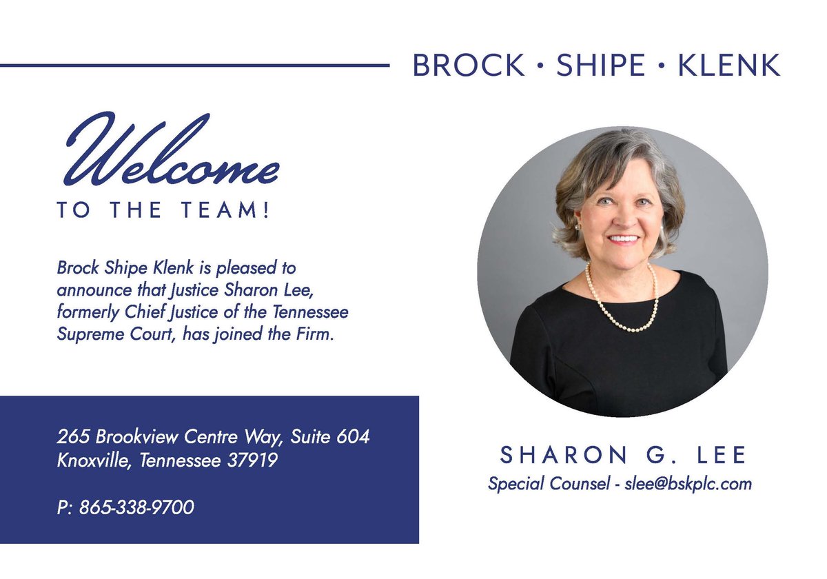 Excited to join the team <a href="/Brock/">Brock Boland</a> Shipe Klenk PLC. Looking forward to doing mediations, litigation and appellate consulting.
