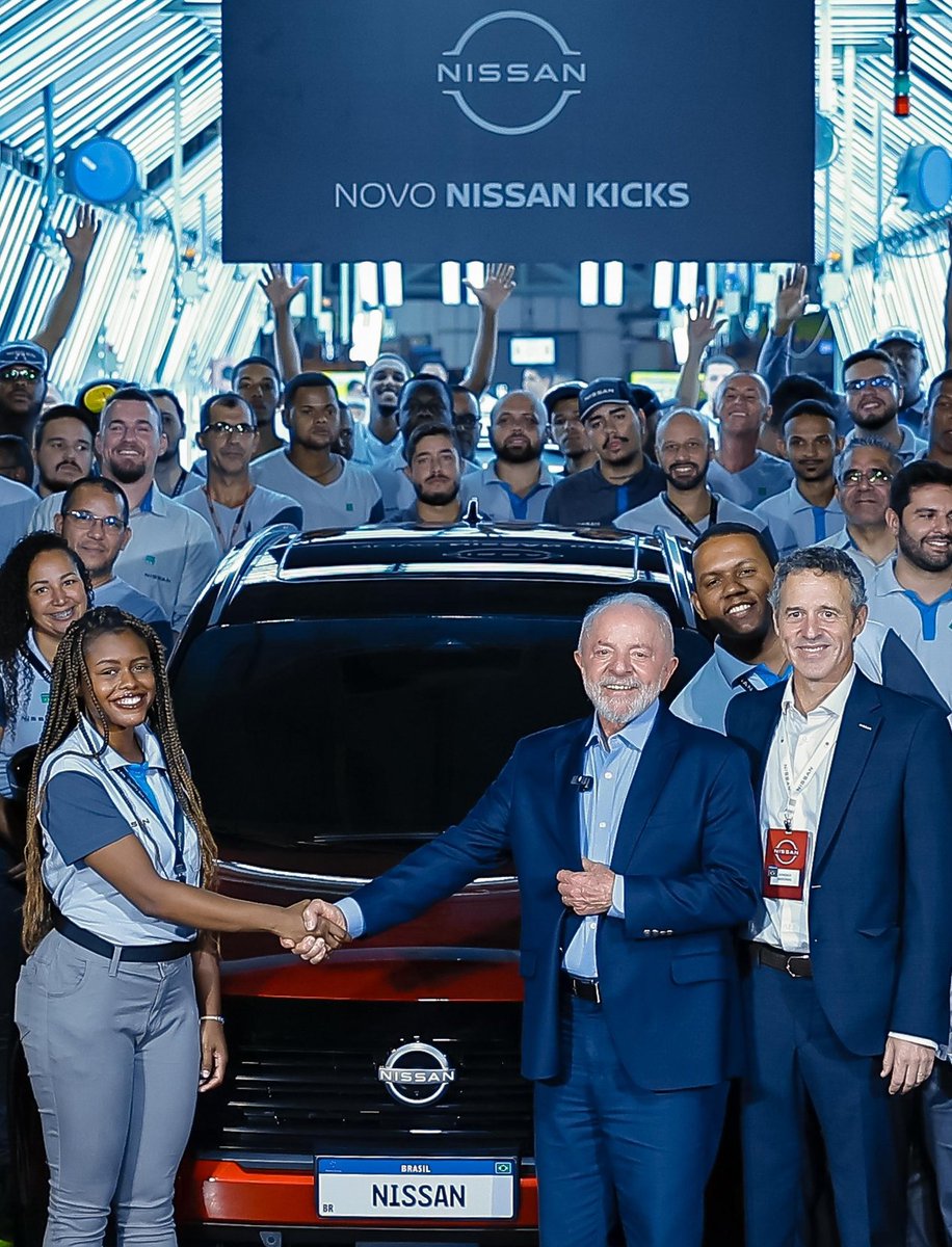 PedroRonchi2's tweet photo. Se o Lula ganhar ninguém vai investir no Brasil. A Nissan anunciando que vai investir R$ 2,8 bilhões no Brasil: https://t.co/6YJTCOSAUs
