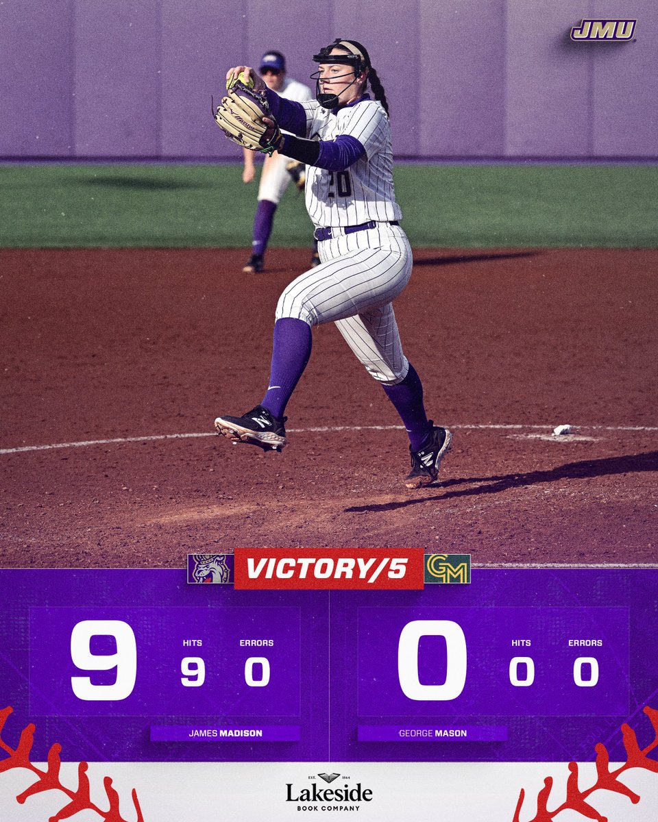 JMUSoftball's tweet image. NO-HITTER FOR THE JOHNSONS!!!🤟

#GoDukes