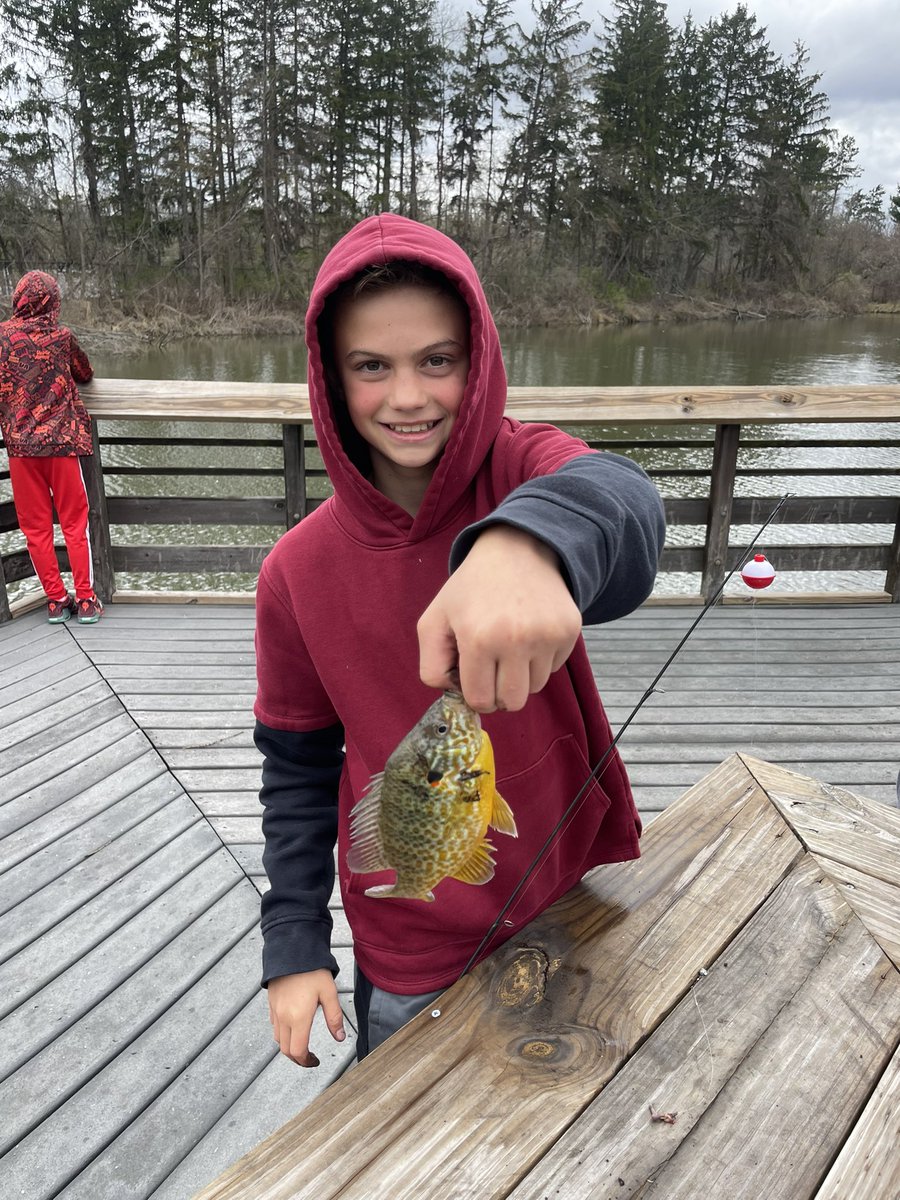 Spring fishing club kicked off with a chill in the air but the fish didn’t seem to mind 🎣 Nothing like cold hands and big catches to start the season right! <a href="/michelle_nizen/">Michelle Nizen</a>