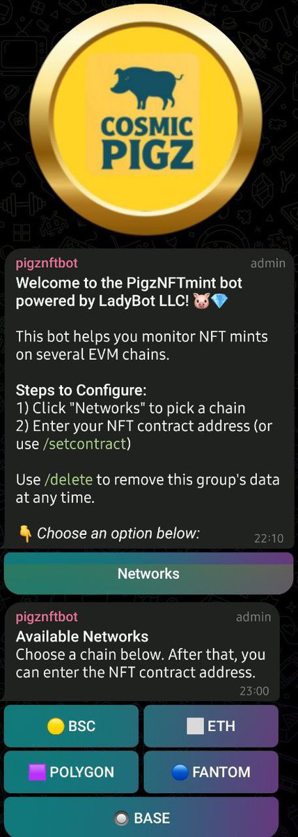 LadyBot has been working hard! 
We have released 2 new powered by LadyBot tools! 

$GIVER staking platform and $PIGZ NFT mint Bot! 

Thank you for putting your trust in $LADY to help build your tools! We appreciate all of yall ❤️❤️ 

<a href="/GiverXRP/">Giver</a> <a href="/CosmicPigz/">Cosmic Pigz 🐷🔥</a> #CRYPTO