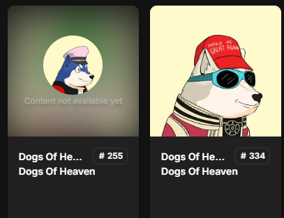 BarkCanvasNFT's tweet photo. WoWWW !!!
My bro @GodsofheavenNFT got his project #StairwaytoHeaven rolling !!!
After #GodsofHeaven now the #DogsofHeaven are here !!! 🔥🔥🔥 And already I got the airdrop !!!😃
Thank u so much bro !!! Can't wait for both projects skyrocketing !!!
Check the new collection fam !!! Really worth it! https://t.co/c957y2pzhM