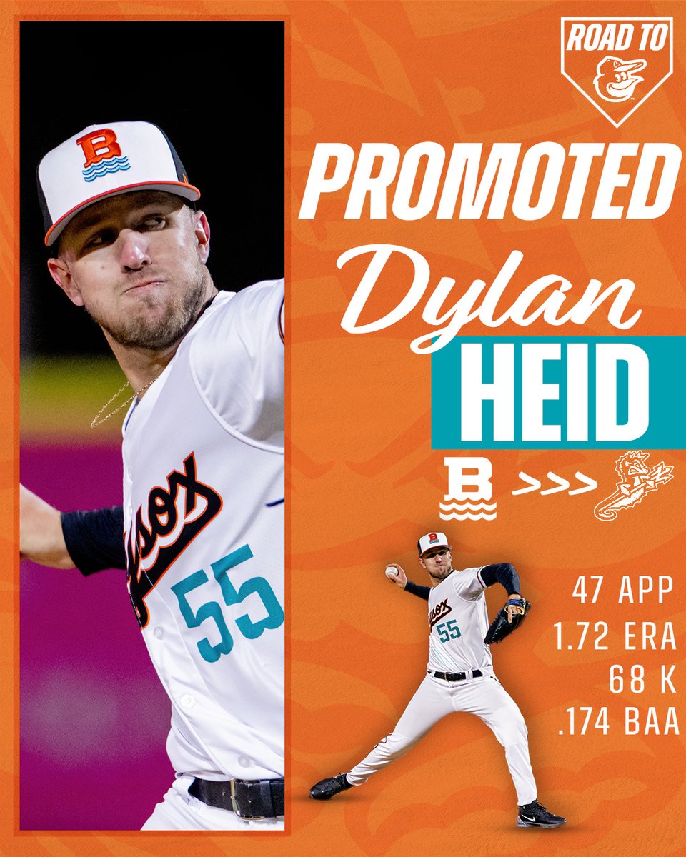 Experiencing Heid Tides

Congrats to Dylan on his promotion to Triple-A Norfolk! Thank you for all you've done for the Baysox and best of luck!