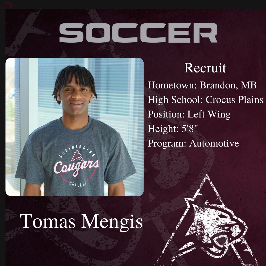 cougars_athl's tweet photo. We'd like to welcome men's soccer player Tomas Mengis to the 2025 roster! ⚽  He has been working hard in the gym and brings athleticism and speed to the team. We look forward to growing his game with the Cougars  👏 https://t.co/vx1zFeep1j