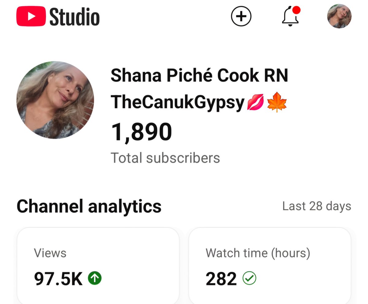 ShanaCo60340098's tweet image. LETS GOOOOOO .....
YAHOO ALMOST THERE INDEED !! 
MY GOAL IS TO REACH 2 THOUSAND SUBSCRIBERS BY MY 55TH BIRTHDAY IN JUNE 
IF YOU HAVENT YET ALREADY PLEASE SUBSCRIBE TO MY CHANNEL 
👇🏾 
youtube.com/@shanacookthec…

#youtubegrowth #channelanalytics #throughmyeyes #gardeningtips #geology