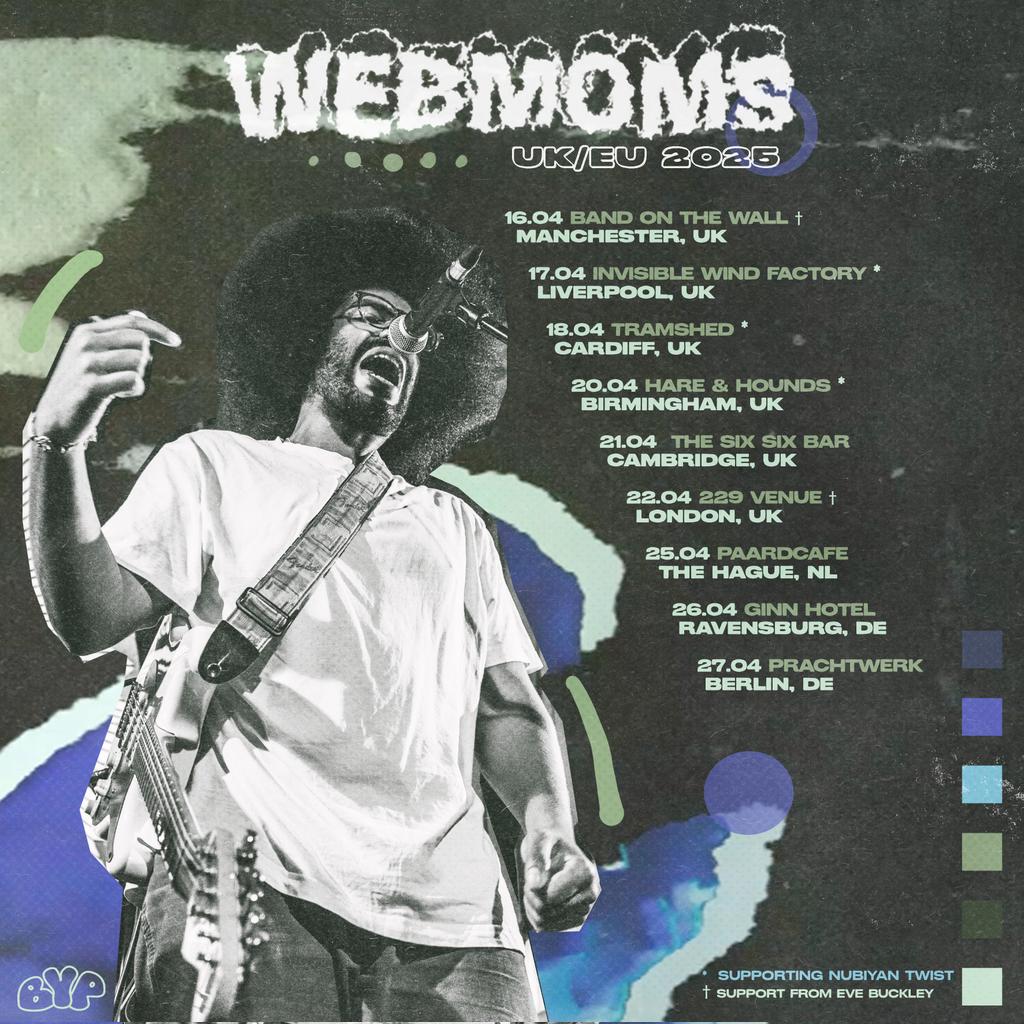 Karum (@webmomss) on Twitter photo Kicking off our biggest run of shows yet ๐๐พ
Starting with #Manchester tomorrow at <a href="/bandonthewall/">Band on the Wall</a>
All tickets available from linktr.ee/webmoms ๐ซถ๐พ Kicking off our biggest run of shows yet ๐๐พ
Starting with #Manchester tomorrow at <a href="/bandonthewall/">Band on the Wall</a>
All tickets available from linktr.ee/webmoms ๐ซถ๐พ