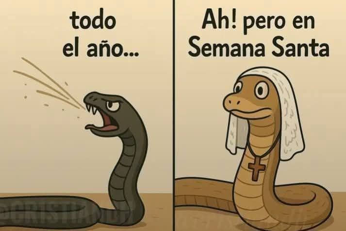 RobertCarv32's tweet photo. logo na Semana Santa a pessoa se transforma em uma beata seguidora fiel de Cristo! ✝️ https://t.co/uQNBZksjch