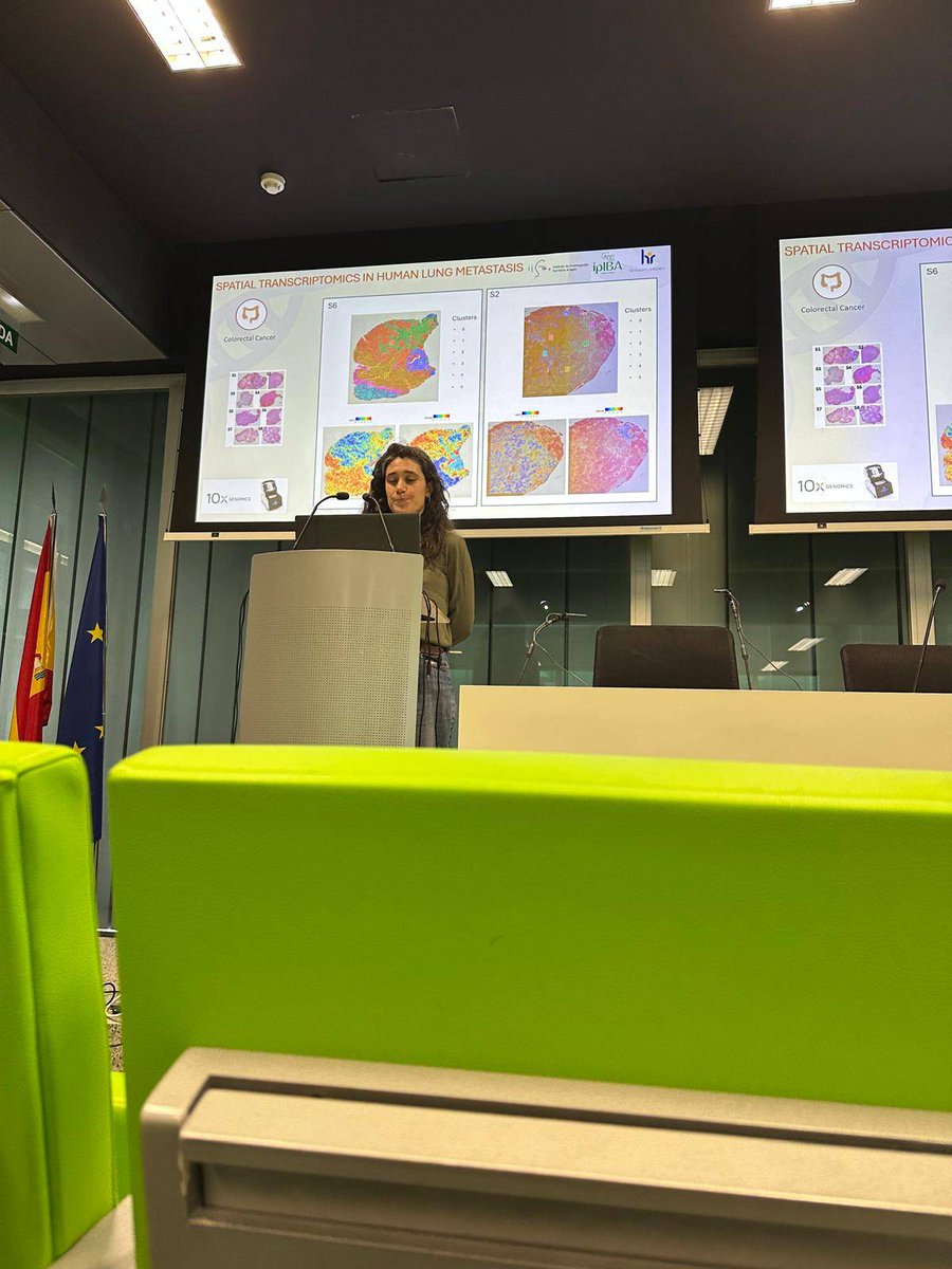 CHI_IISA's tweet image. Proud of our PhD student #PaulaMartin presenting her results at #IPIBA!! @IISAragon @PamplonaSanz