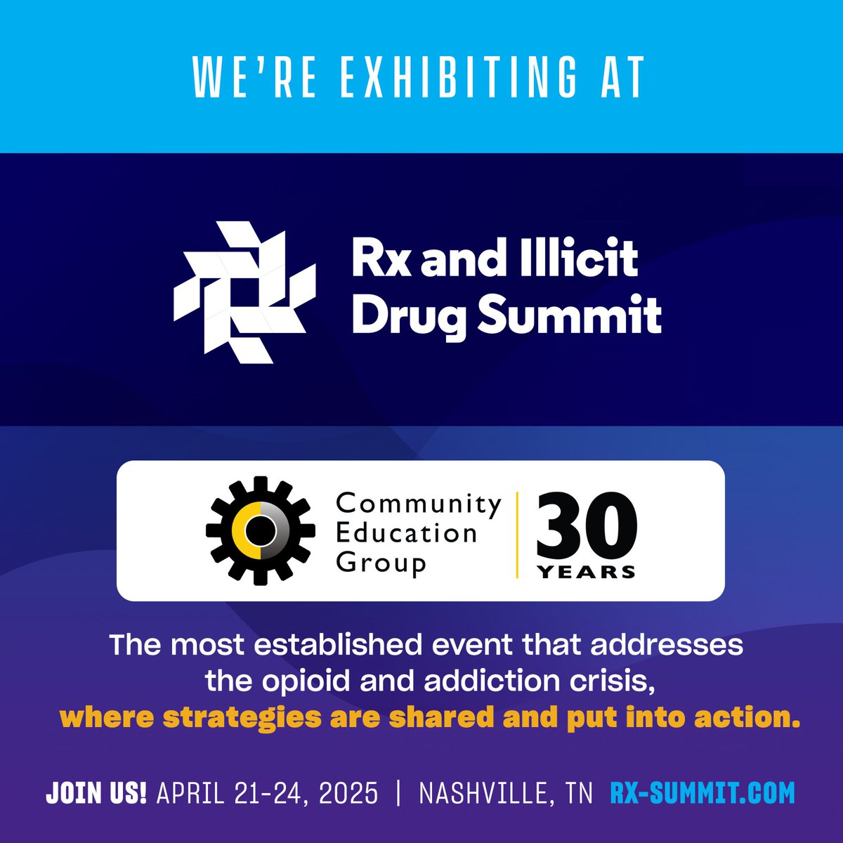 Big news! We’re exhibiting at Rx Summit, April 21–24. Join us at our booth for thoughtful discussions, innovative solutions, and meaningful connections. 
#RxSummit2025
#ThisIsWhyWeMeet