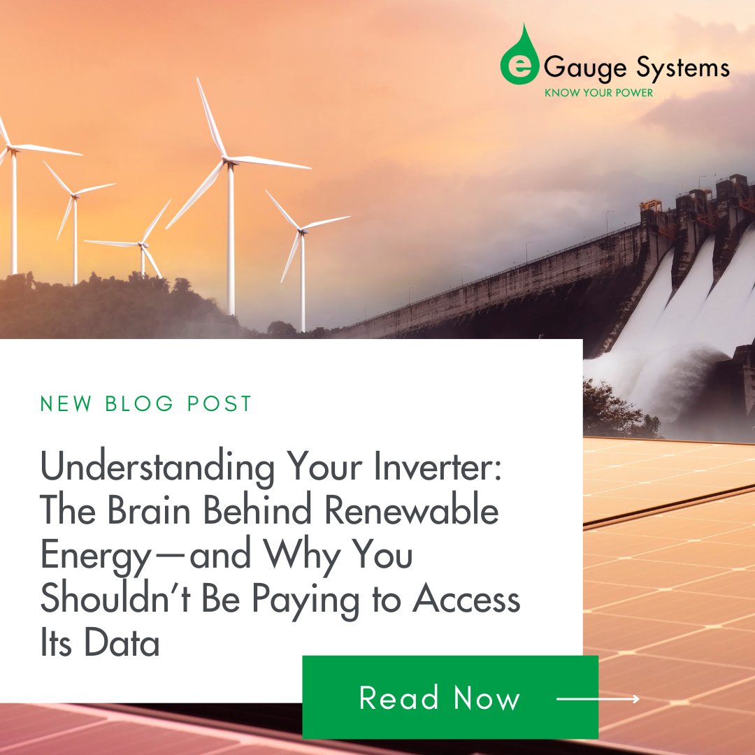 💡 Your renewable system is working hard. Are you seeing the full picture? Inverters track valuable performance data, but most systems charge you to access it.

Read more 👉 egauge.net/blog/2025/04/u… 

#CleanEnergy #SolarMonitoring #SmartHome #NoMonthlyFees #eGauge