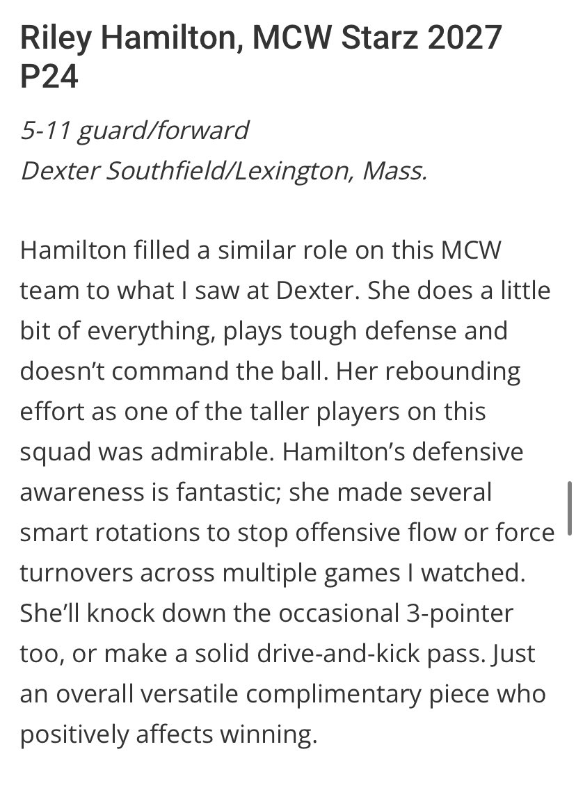 Riley Hamilton (@riley_h2) on Twitter photo Thank you <a href="/nehoopjournal/">New England Basketball Journal</a> and <a href="/ethman43/">Ethan Fuller</a> for the write up!! <a href="/MCWSTARZ/">MCW STARZ</a> <a href="/DXSF_GBBall/">Dexter Southfield Girls Varsity Basketball</a> Thank you <a href="/nehoopjournal/">New England Basketball Journal</a> and <a href="/ethman43/">Ethan Fuller</a> for the write up!! <a href="/MCWSTARZ/">MCW STARZ</a> <a href="/DXSF_GBBall/">Dexter Southfield Girls Varsity Basketball</a>
