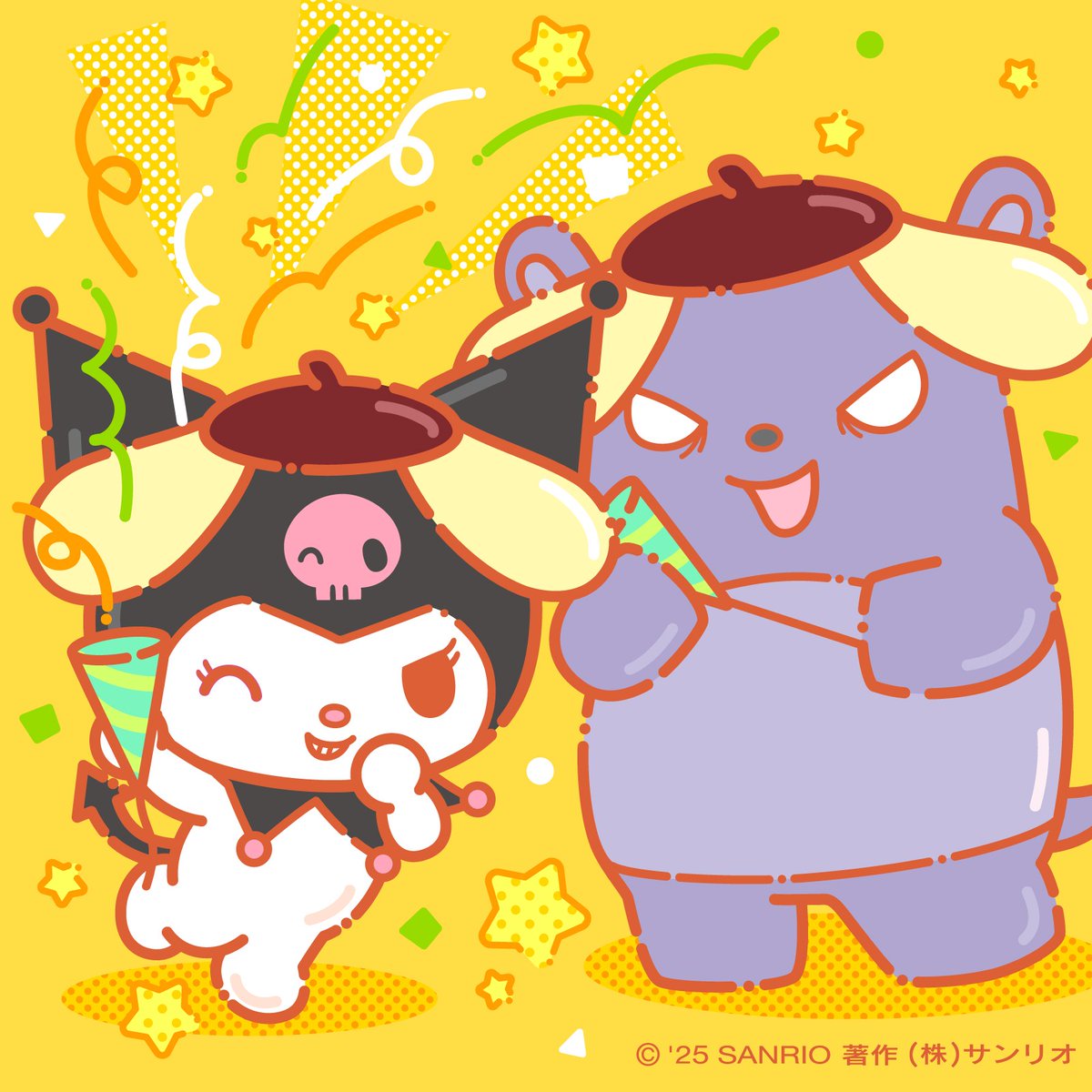 kuromi_project's tweet photo. ベレー帽がトレードマークの
アイツの誕生日！
大きくなる夢、応援してるからな💜 https://t.co/1NP5qv5OTG