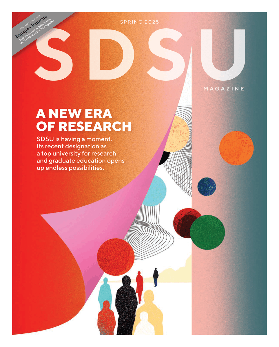 SDSU Magazine’s spring edition is here! This issue highlights a new era of bold ideas, breakthrough research and boundless creativity. Read the digital version: bit.ly/4inslLT