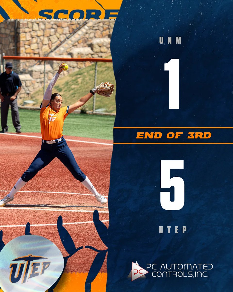 Miners with a 5-1 lead over UNM. That's all for the 3rd inning!⛏️

#PicksUp