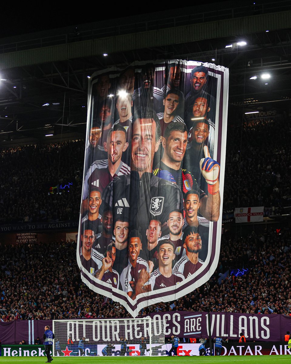 Aston Villa's home results in the Champions League this season: 

1-0 win vs Bayern Munich
2-0 win vs Bologna
0-0 draw vs Juventus
4-2 win vs Celtic
3-0 win vs Club Brugge
3-2 win vs PSG

What a run 👏