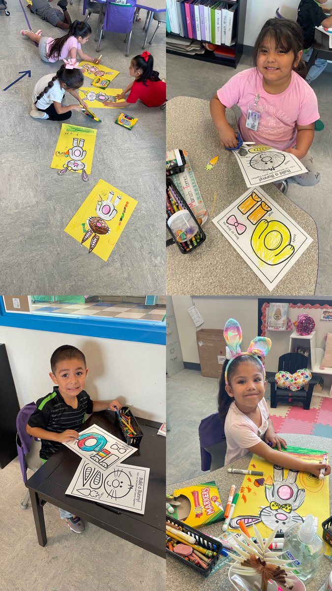 Ms_MartinezPreK's tweet photo. We love art time! 🐰🎨
#PISDPK #PomeroyES https://t.co/hqIZ0xW7cq