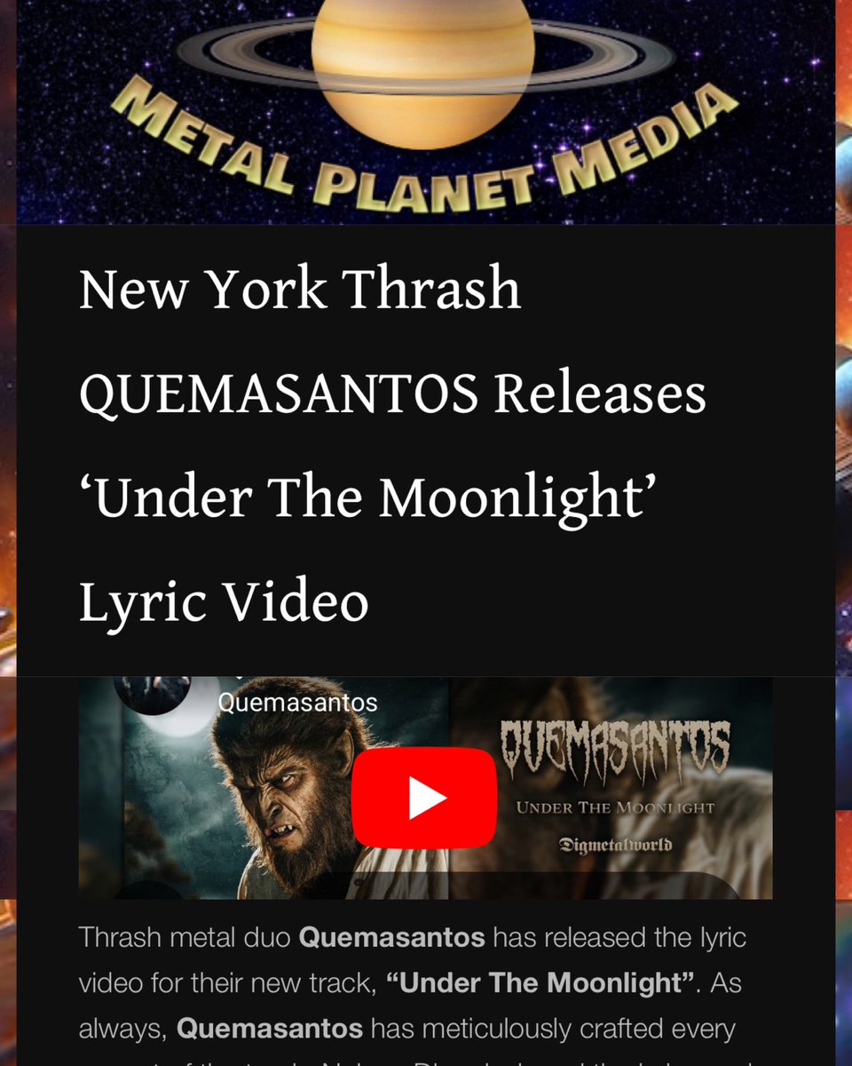 New York Thrash QUEMASANTOS Releases ‘Under The Moonlight’ Lyric Video

metalplanetmedia.com/2025/04/15/new… 

<a href="/metalpriestess1/">Metal Planet Media</a> 
ashermedia 
#metalisvital  <a href="/quemasantos1/">Quemasantos</a>
