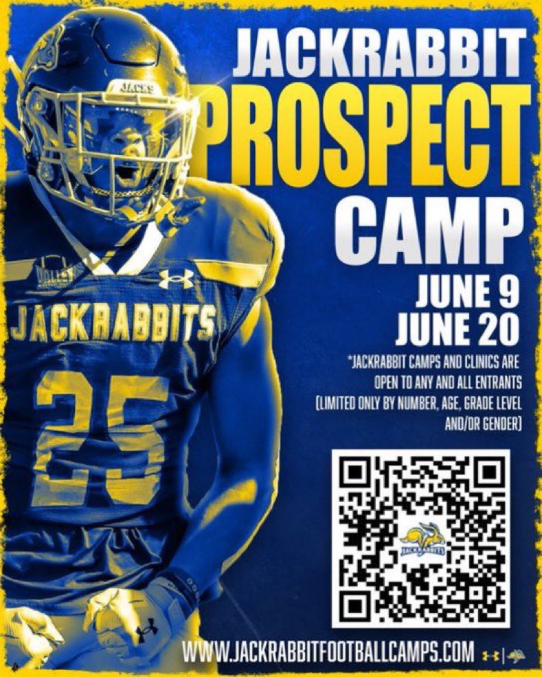 <a href="/CoachKent__/">Noah Kent</a> thank you coach for the camp invite <a href="/GoJacksFB/">SDSU Football</a>