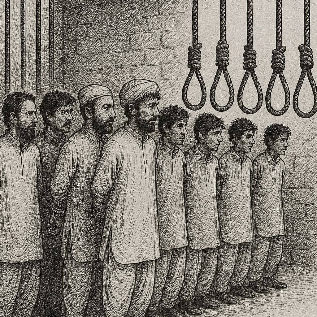 PanahiRafiq's tweet image. نسل کشی!

از تاریخ ۱۹ فروردین ۱۴۰۴، تا امروز سه‌شنبه ۲۶ فروردین ۱۴۰۴، دست‌کم ۲۱ شهروند بلوچ در زندان های مختلف اعدام شده اند. 
#نه_به_اعدام 
#StopBalochGenocid