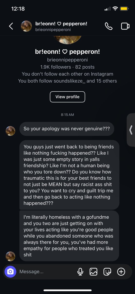 xyna_1981's tweet photo. messages from this morning + call and now i get this. https://t.co/Bi6iXVdXaQ