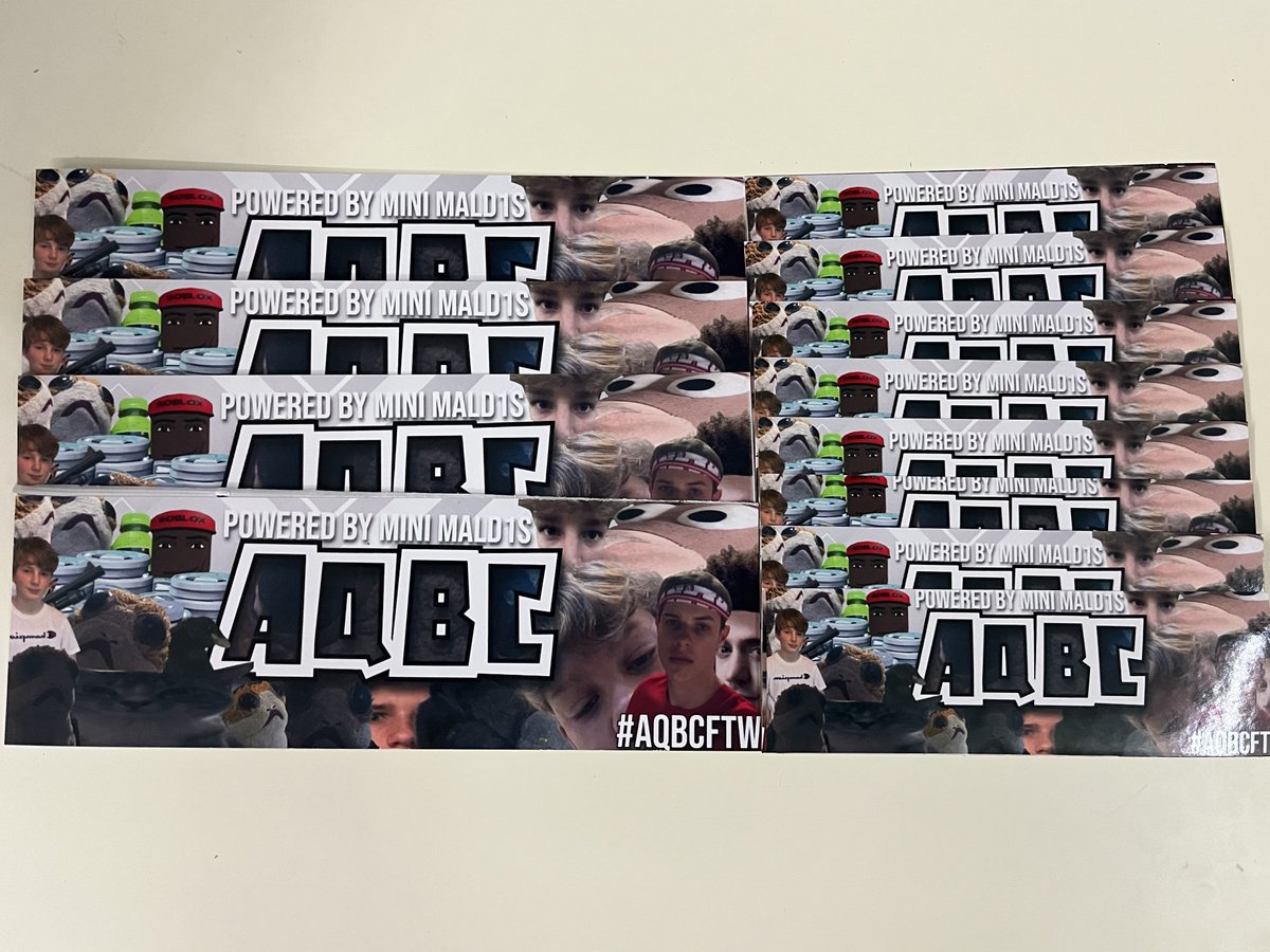 🎉 AQBC Klistermærke Giveaway! 🎉

Vil du vinde 6 klistermærker? (2 store + 4 små) 🔥
Så skal du bare:

✅ Like og følg os her på Twitter
🔁 Retweet opslaget
💬 Tag en ven i kommentaren

Vinderen trækkes den 25. april kl. 14:00 – held og lykke! 🍀
#AQBCFTW 😈