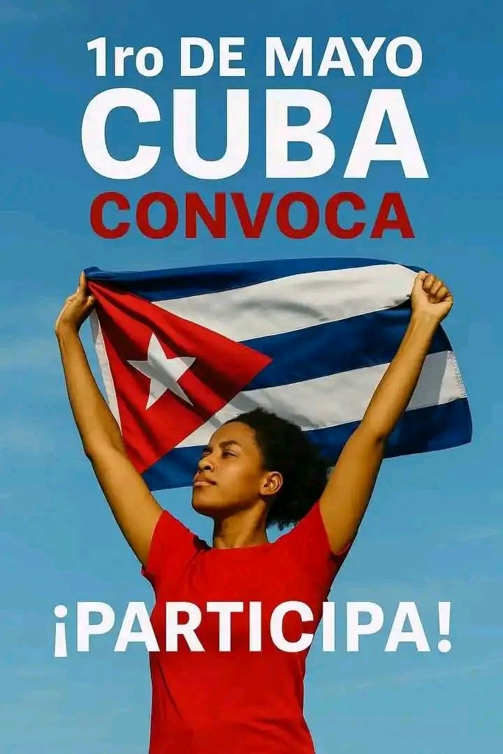 El próximo #1DeMayo es la fiesta de los trabajadores y <a href="/ETECSA_Cuba/">ETECSA</a> dice presente.
#JuntosPorCuba