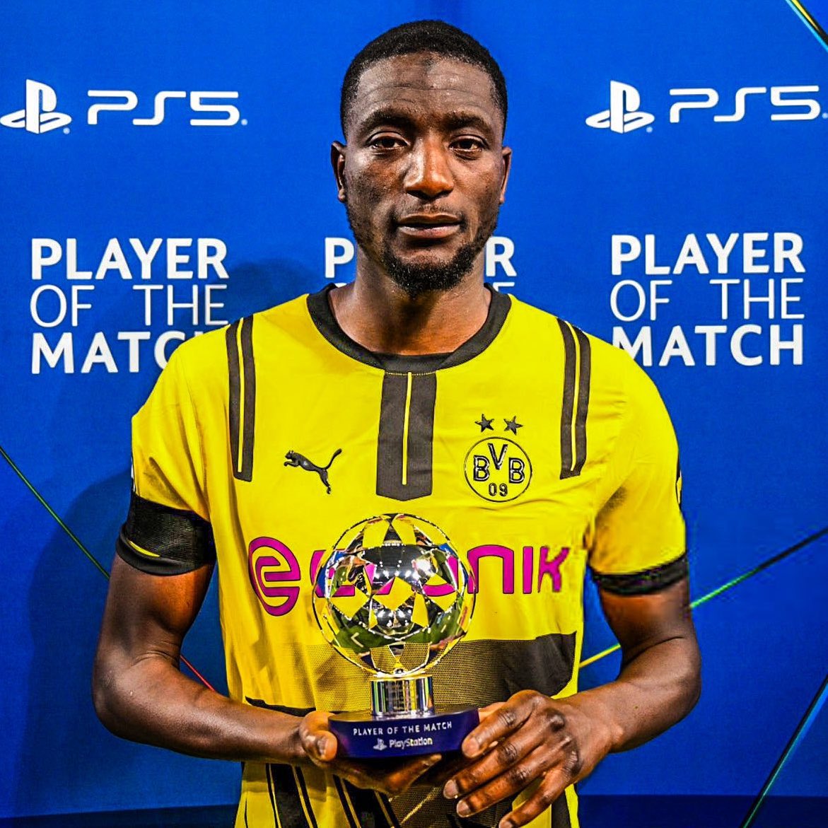 🟡⚫️ Serhou Guirassy, UEFA Man of the Match for Borussia Dortmund vs Barça!