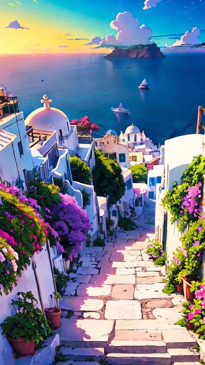 Santorini , Greece