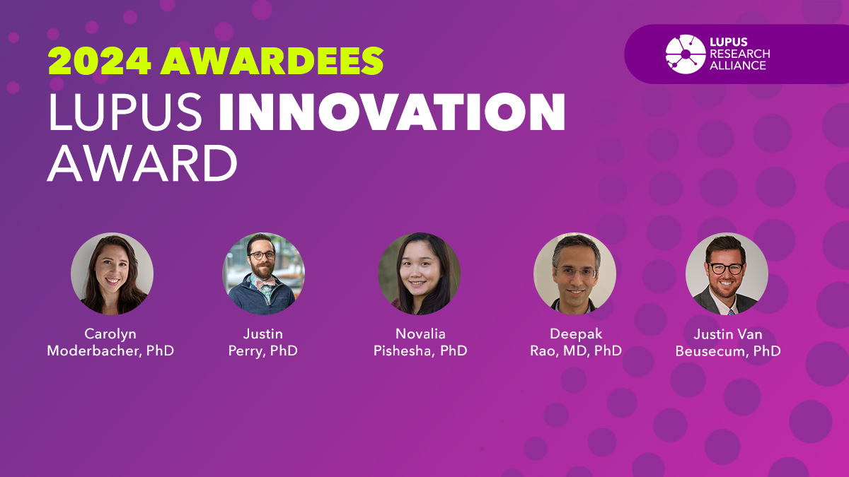 ✨ The Lupus Research Alliance is proud to announce the recipients of this year’s Lupus Innovation Award (LIA).

Providing up to $150,000 per year for two years, these prestigious grants empower researchers to tackle high-risk, high-reward projects that could transform how lupus
