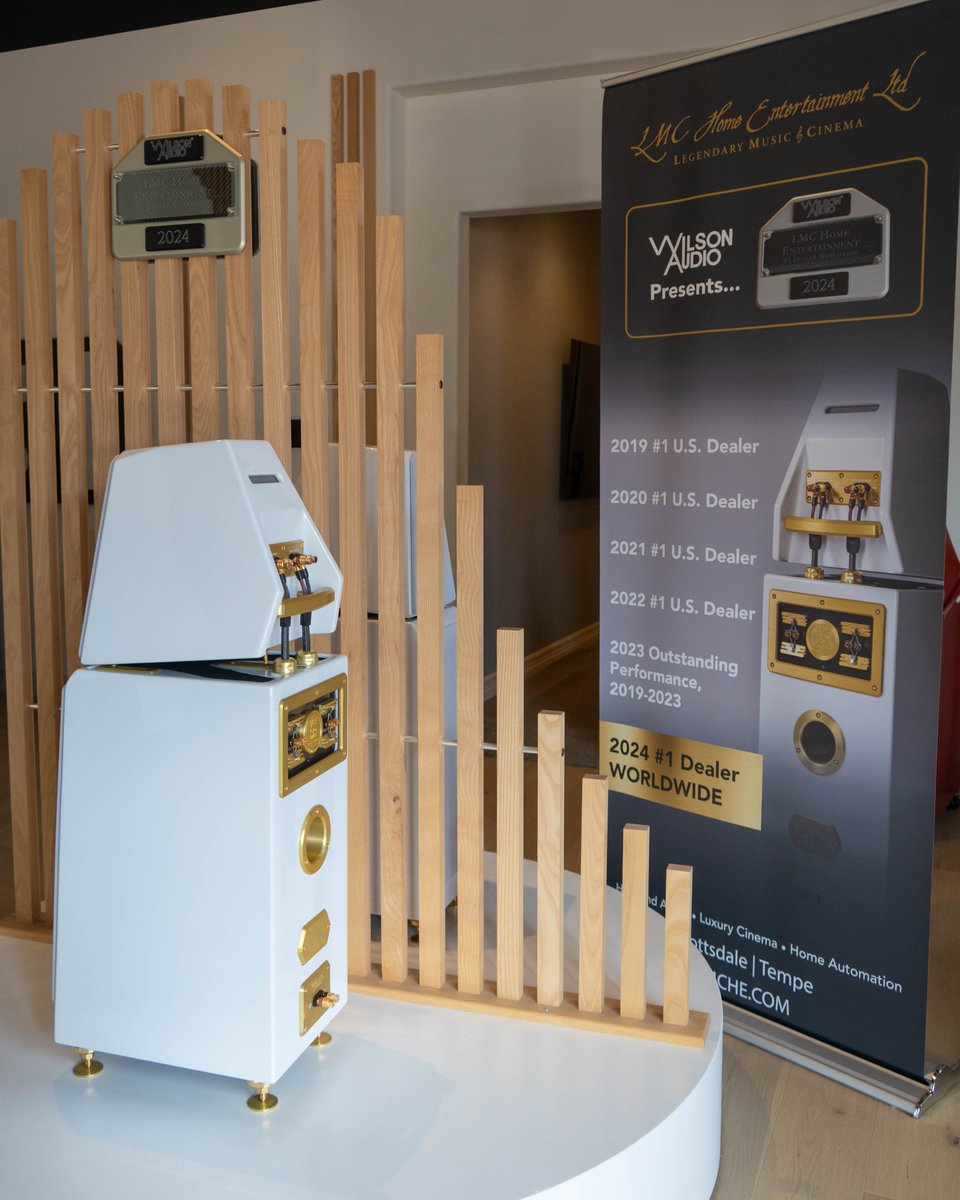 ✨LMC's Special <a href="/WilsonAudio/">Wilson Audio</a> Event is THIS SATURDAY!
Join us as we celebrate being named Wilson Audio's #1 Dealer Worldwide for 2024. This award will be officially presented by Daryl Wilson as we unveil our 1 of 1 Watt/Puppy loudspeakers.

✨RSVP at lmche.com/events-calenda…