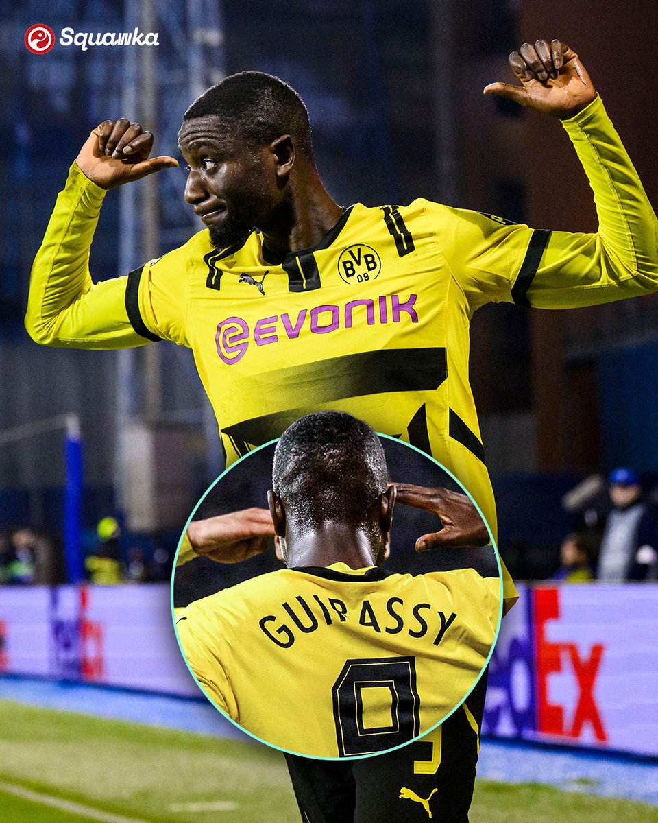 Squawka's tweet photo. Serhou Guirassy's 13 Champions League goals this season is the most EVER by an African player in a single campaign in the competition. 😲🌍 https://t.co/Zjt95DKE64