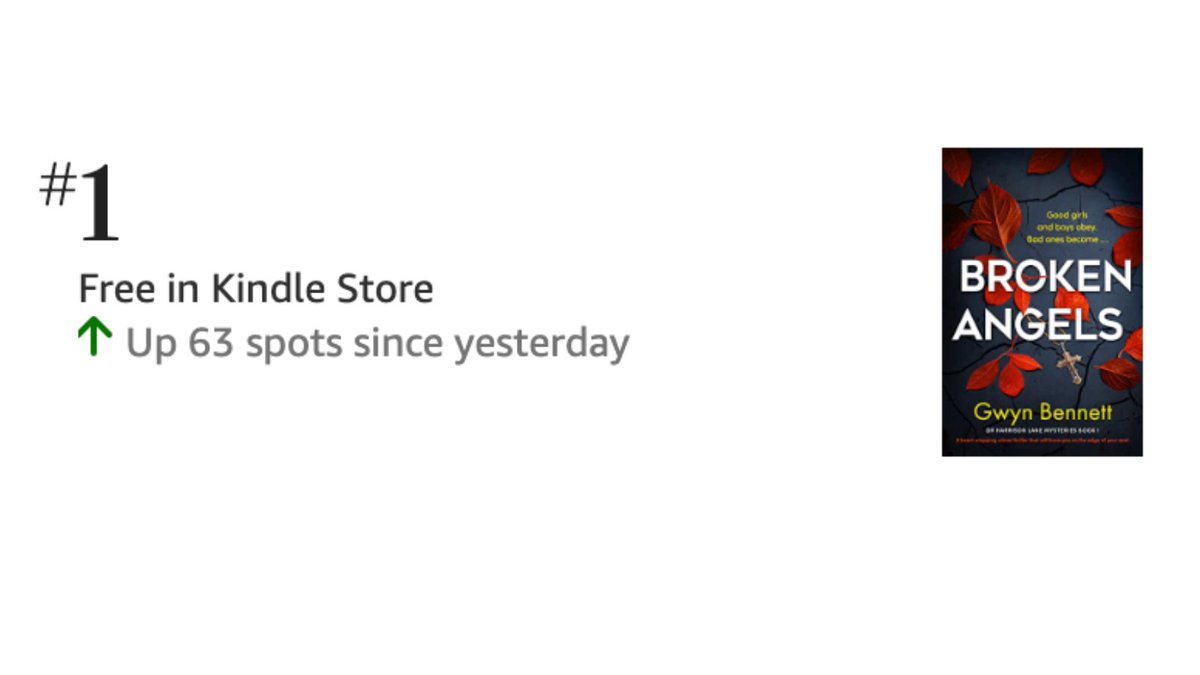 Broken Angels is Number ONE in the USA and UK on Amazon - that's because it is FREE for a very limited time only. If you haven't met Harrison Lane, now is your chance!