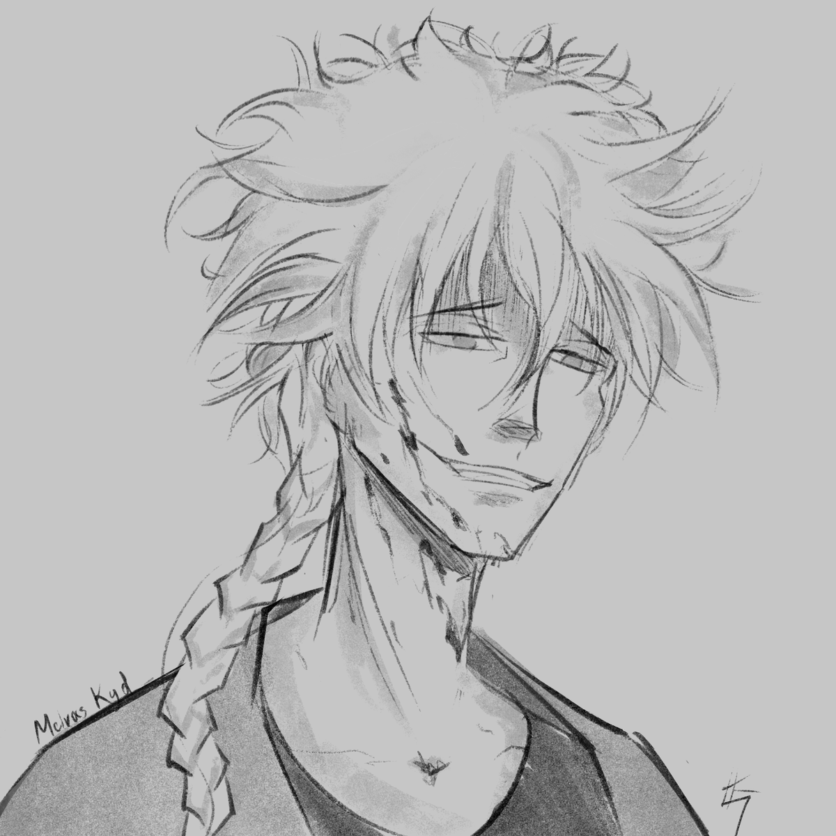 15/100
Hold one of my favorite characters from Chiruran: Shinsengumi Requiem Hajime Saito.
He's also that damn white demon who captured my heart.

P.S. Not hair but dandelion 😵‍💫

#100DayChallenge 
#RecordOfRagnarok
#Chiruran