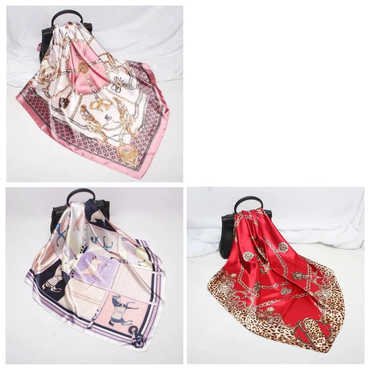 HassyCollectns's tweet image. Our vintage collections provides a wide range of digital printed satin square scarf.
Available in 13 prints
Price:6,500 naira
Size:90 x 90cm
Location:Abuja
Send a dm or click link in bio to place orde