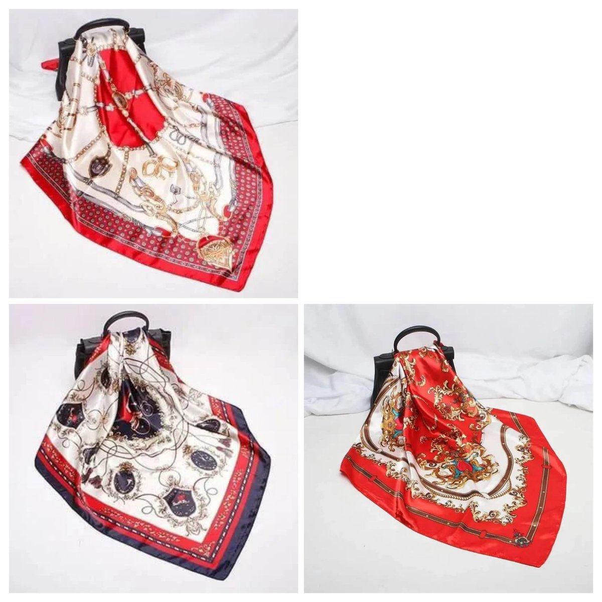 HassyCollectns's tweet image. Our vintage collections provides a wide range of digital printed satin square scarf.
Available in 13 prints
Price:6,500 naira
Size:90 x 90cm
Location:Abuja
Send a dm or click link in bio to place orde